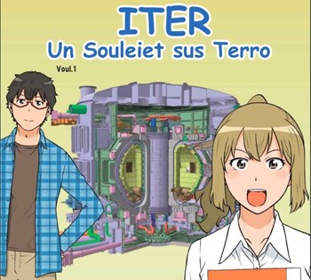 Le manga en provençal est accessible à l'adresse suivante : https://www.iter.org/fr/news/publicationcentre (BDs). (Click to view larger version...)